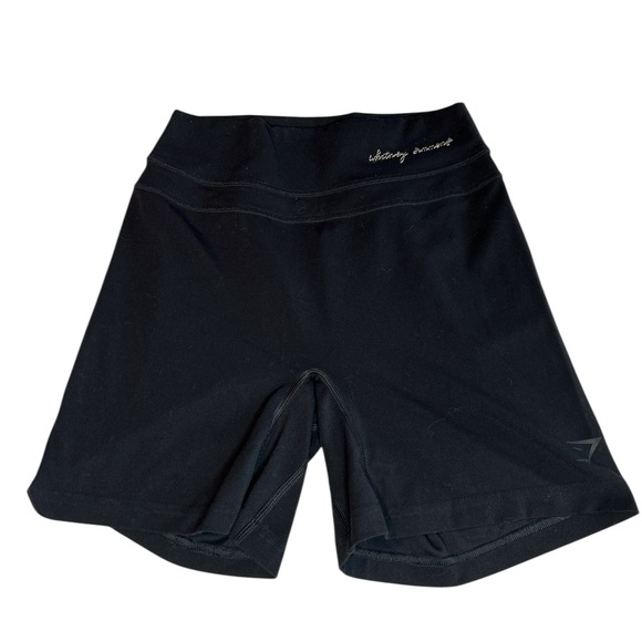 Gymshark Black Athletic Shorts Moisture-Wicking Mid-Thigh - Picture 1 of 9